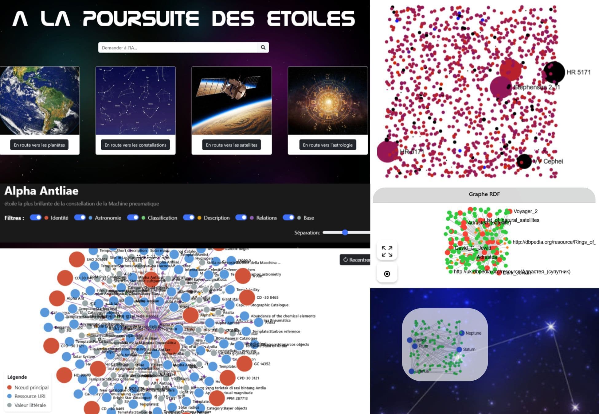 Semantic Space Explorer: Linked Data and Gen AI for Astronomy